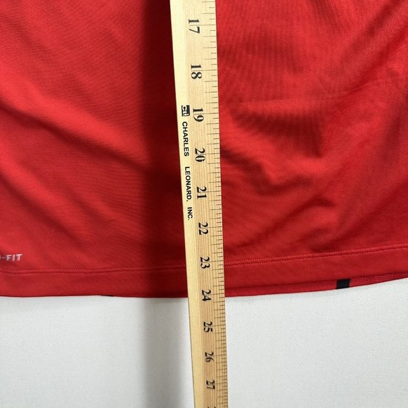 Nike Dri-Fit Pro Combat Fitted US Soccer Tank Top Women's Size XL Red Run Active - Picture 9 of 10